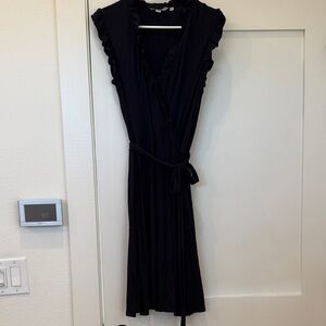 Loft sleeveless wrap dress